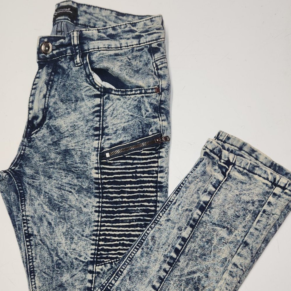 ROK Ladies' stylish handcrafted designer jeans with 30" waist